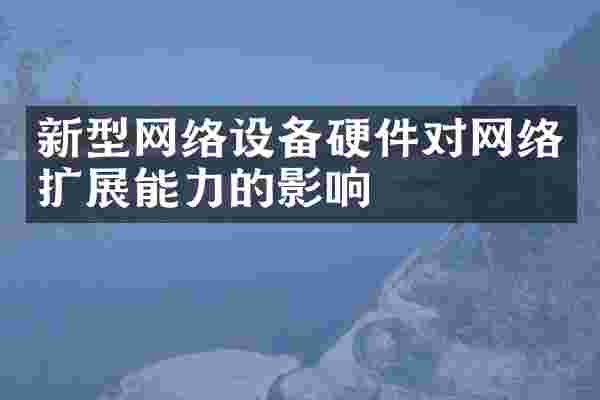 新型网络设备硬件对网络扩展能力的影响