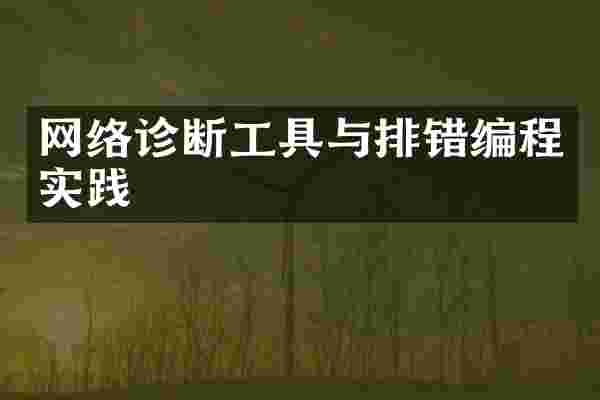网络诊断工具与排错编程实践