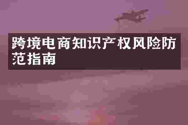 跨境电商知识产权风险防范指南